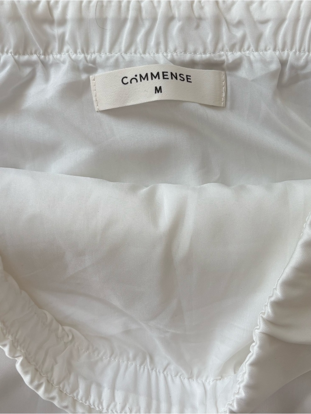 Commense Elegant White Strapless Maxi Dress Size Medium - Picture 2 of 5